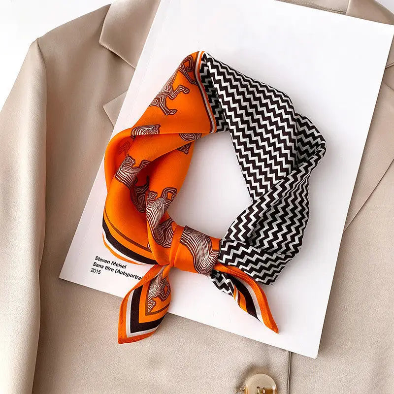 Women’s Silk Bandana - Style25 / 53x53cm - Bandana
