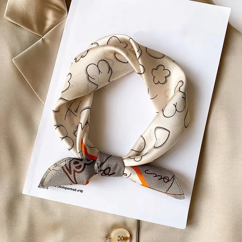 Women’s Silk Bandana - Style29 / 53x53cm - Bandana