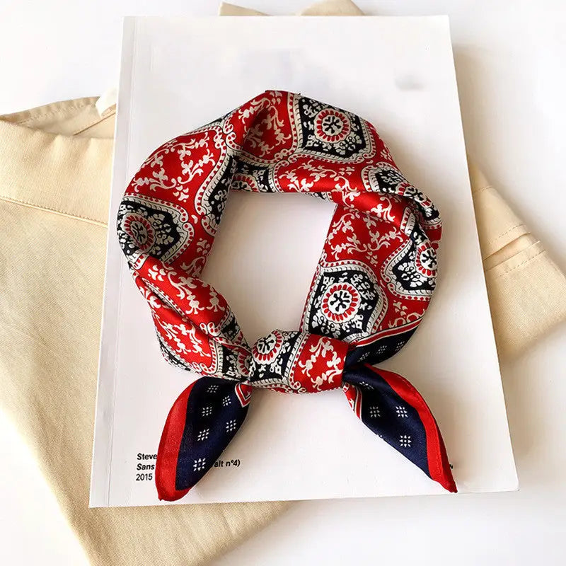 Women’s Silk Bandana - Style31 / 53x53cm - Bandana