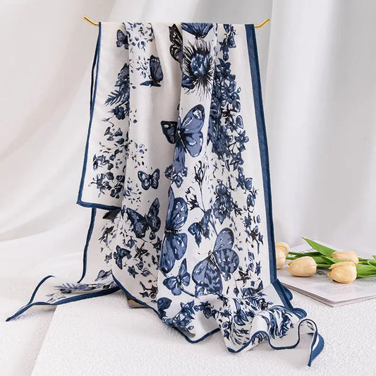 Women’s Vintage Print Premium Scarf - Summer Scarf