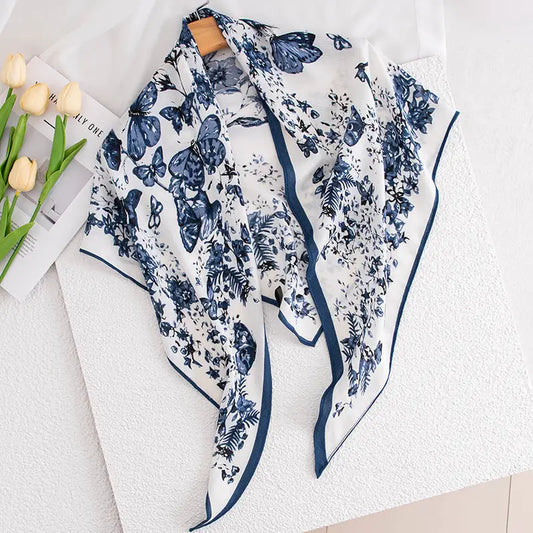 Women’s Vintage Print Premium Scarf - Summer Scarf